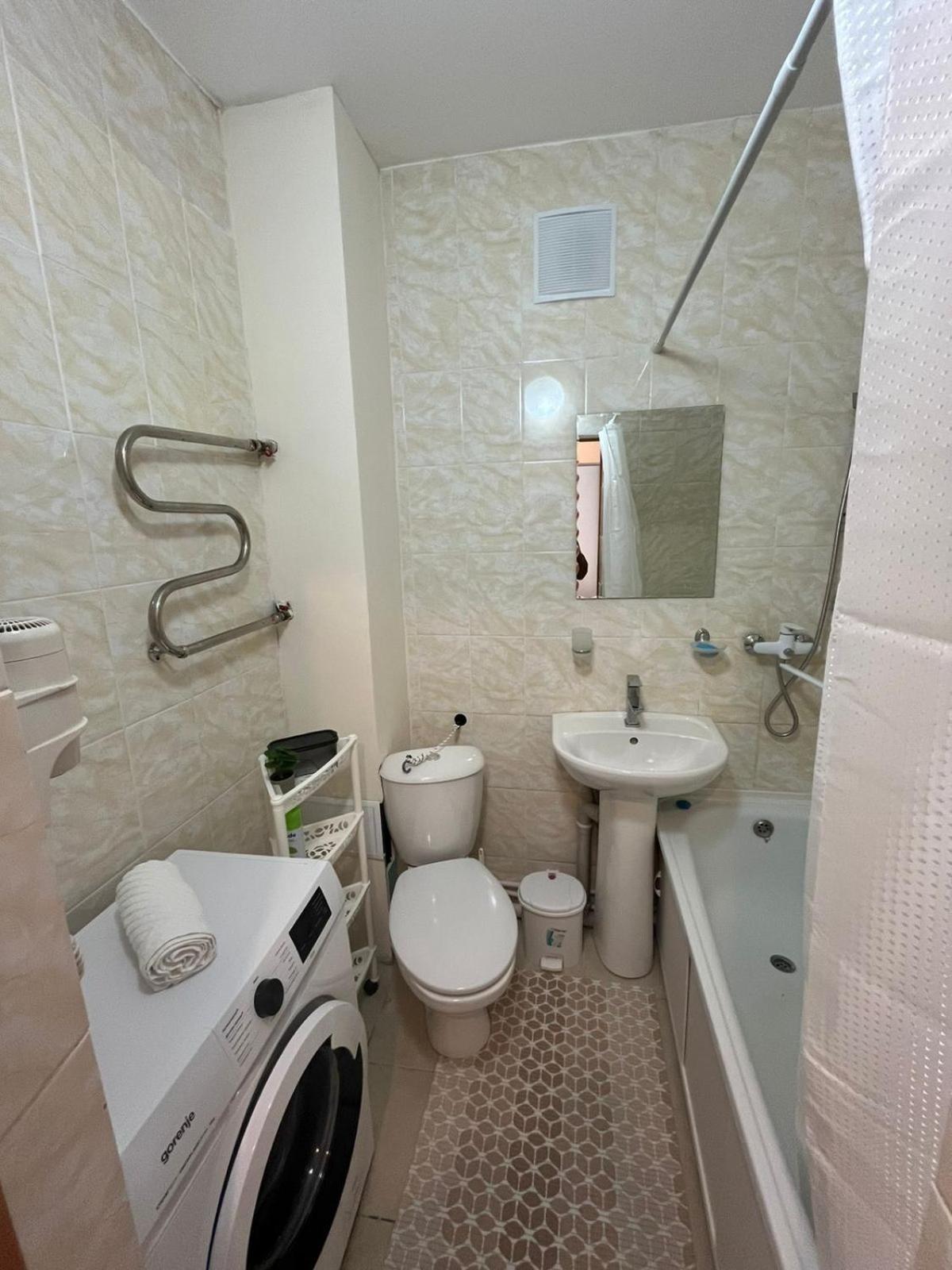 Cosy flat in the city center Taldykol エクステリア 写真
